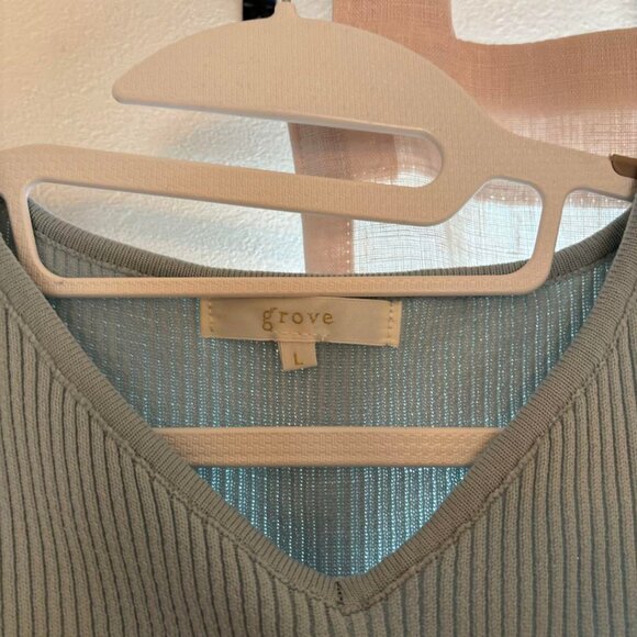 grove Mint green knit dress L - Picture 2 of 3